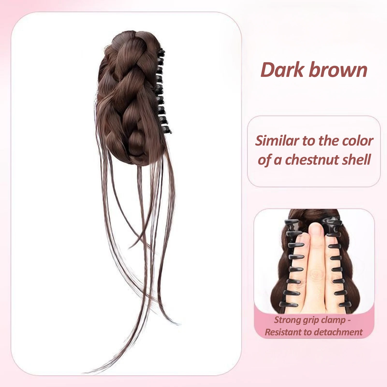 Unordentlicher gefälschter Dut – Claw Clip Messy Bun Hair Piece Bewertung und Preis