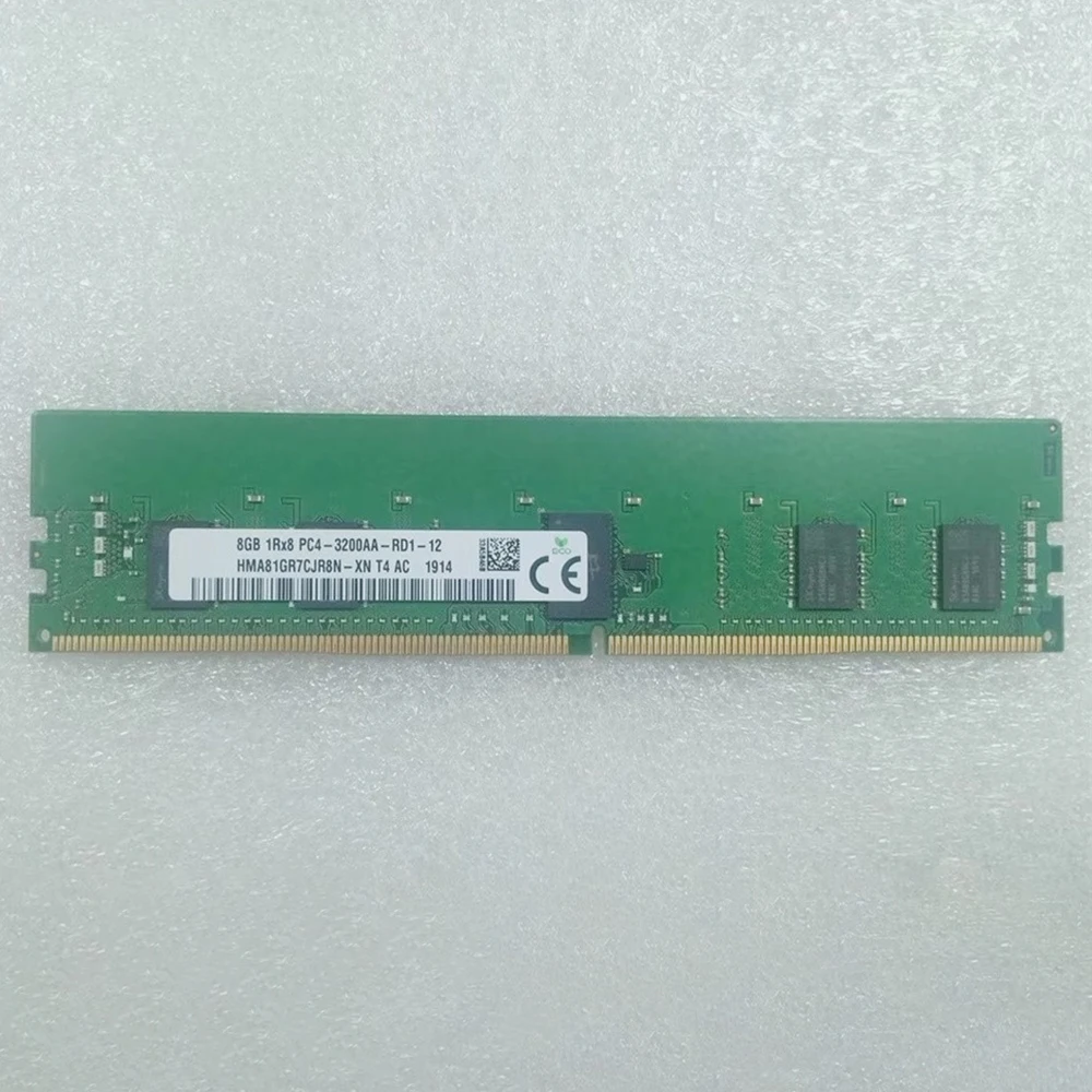 1PCS Server Memory For SK Hynix RAM 8G 8GB 1RX8 PC4-3200AA ECC HMA81GR7CJR8N-XN