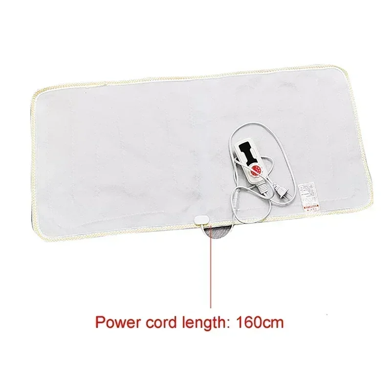 220V Intelligent Temperature Control Heated Mat Backrest Pillow Heater Chair Electric Heating Cushion Office Heated Seat Cushion