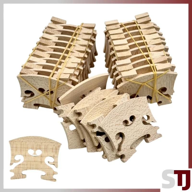 20pcs Professional  Baroque style 4/4 top maple wood Violin Bridges Violin bridge Violin Accessories parts fittings