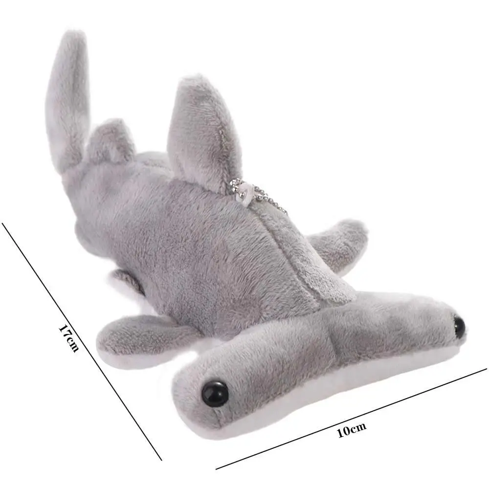 Cartoon Animals Soft Toy Stuffed Toy Keychain Shark Plush Keychain Hammerhead Shark Plush Doll Hammerhead Shark Plush Keyring
