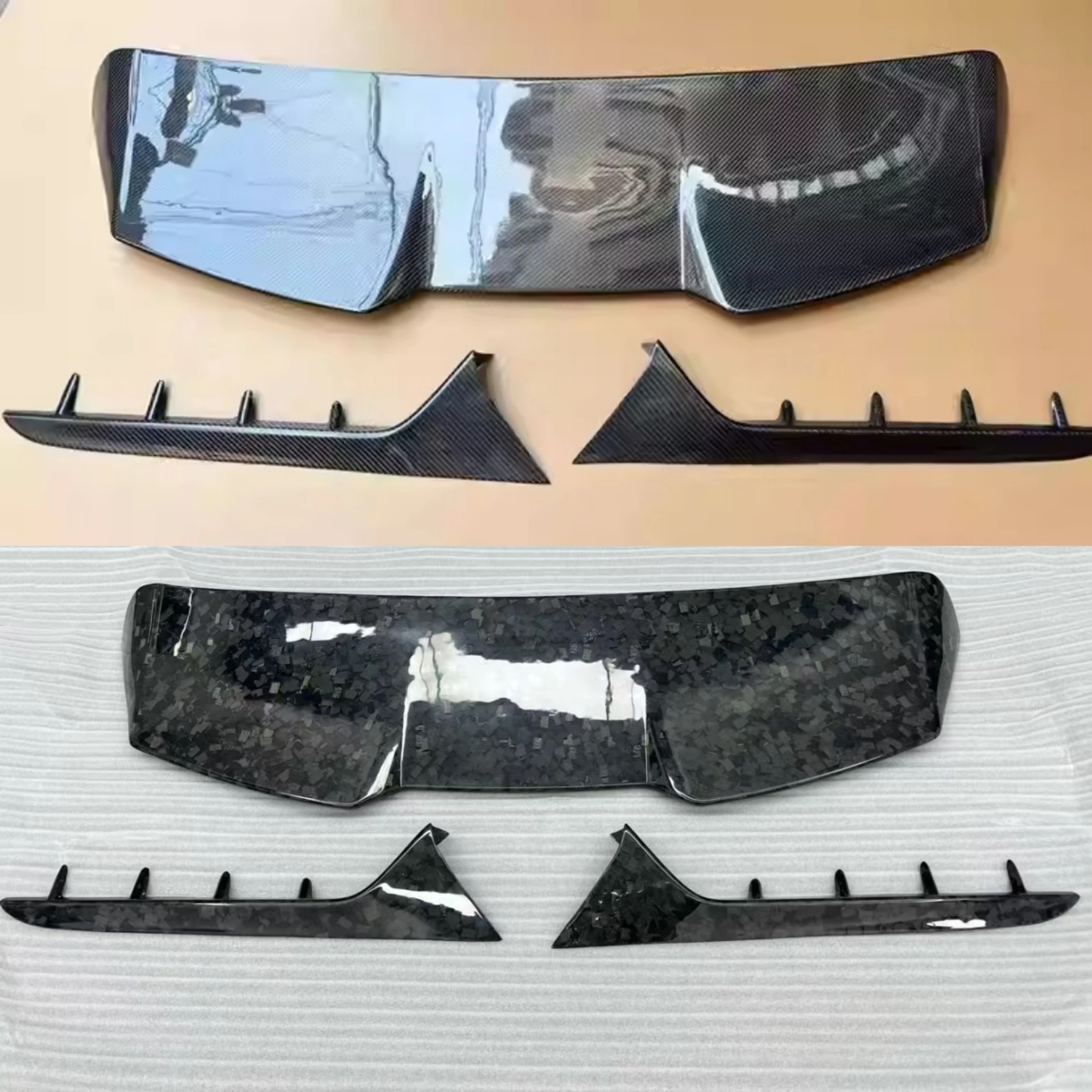 Geschmiedeter Kohlefaser-Heckflügel für Audi C8 A6 Avant Allroad 19–22 Modifizierter neuer Stil Heckspoiler Body Kit Autozubehör