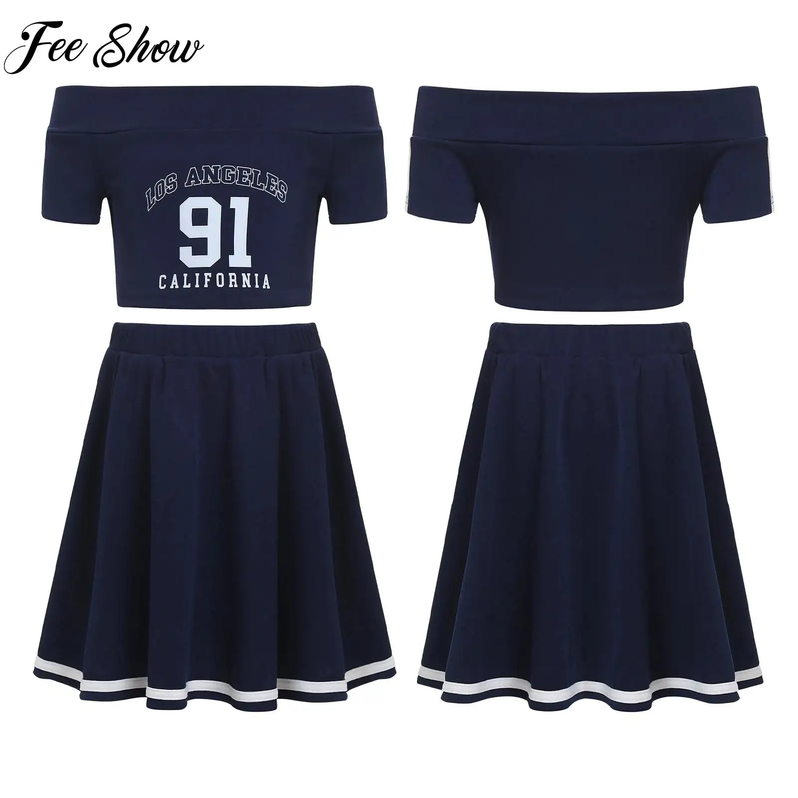 Girls 2Pcs Off-Shou… - image