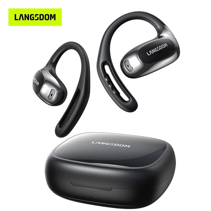 

2025 Factory Wireless Headphone Electronics Sport Bluetooth Earphone Deep Bass Open Ear Headset Handsfree Earbuds With EarHook