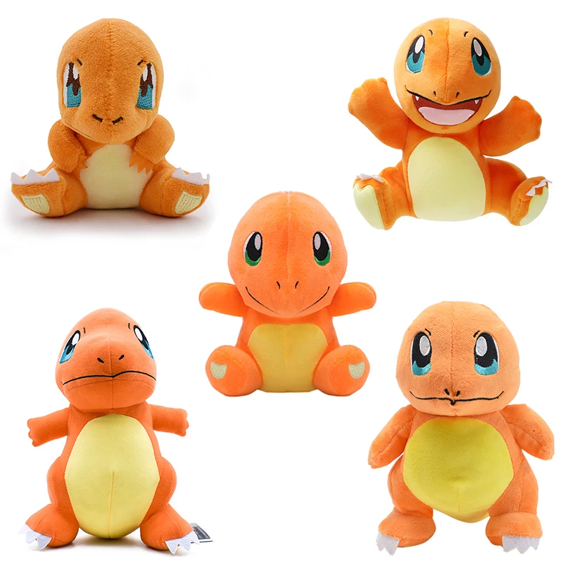 Pokemon Charmander Plushie Doll Soft Sleeping Charmander Peluche Stuffed Toy Anime Dragon Doll Gift