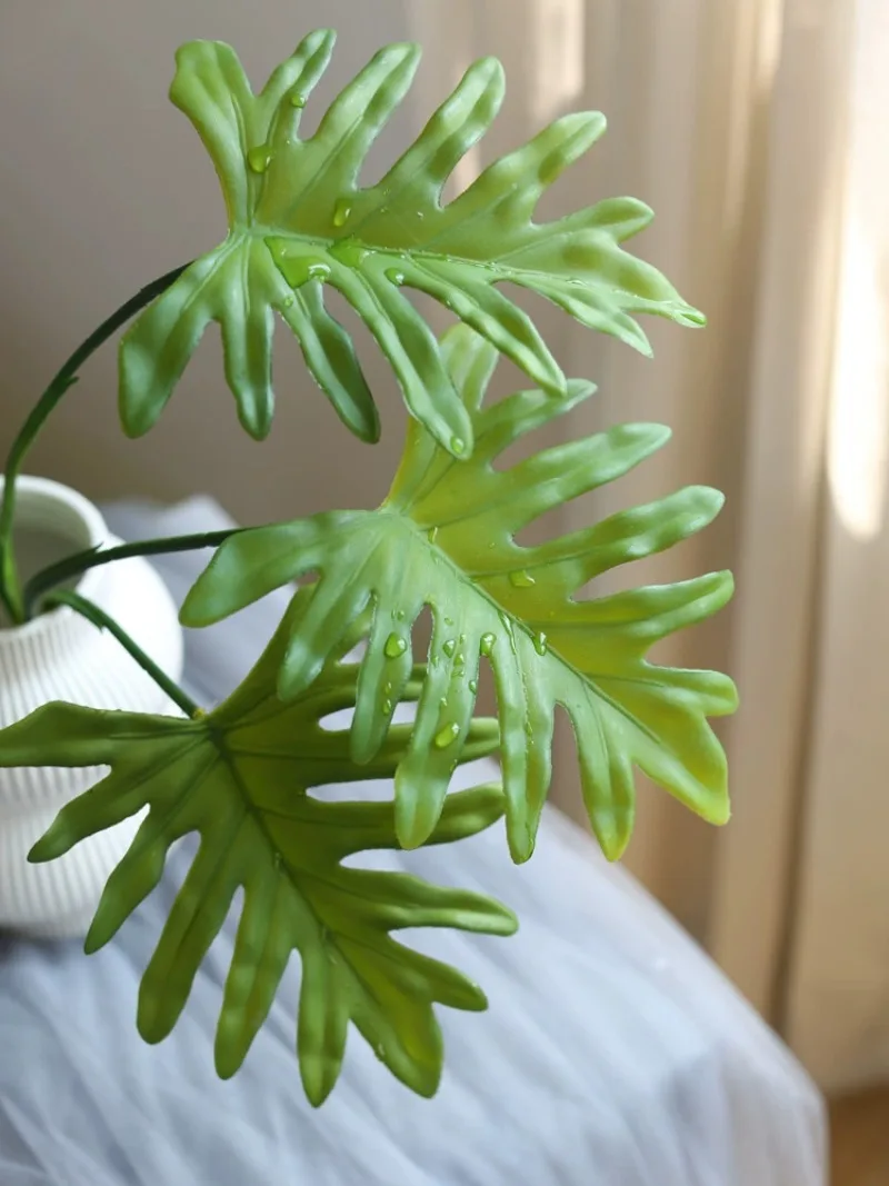 写真アクセサリー,緑の葉,シミュレーション,家の装飾