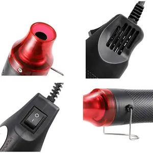 300W مصغرة محمولة الهواء الساخن بندقية سخان صغير للحرف اليدوية يتقلص النقش التفاف PVC متعددة الوظائف المحمولة حرق الحرارة أداة الطاقة أعلى 8 مبيعات سكاكين الجيب براوننج - رقم 7