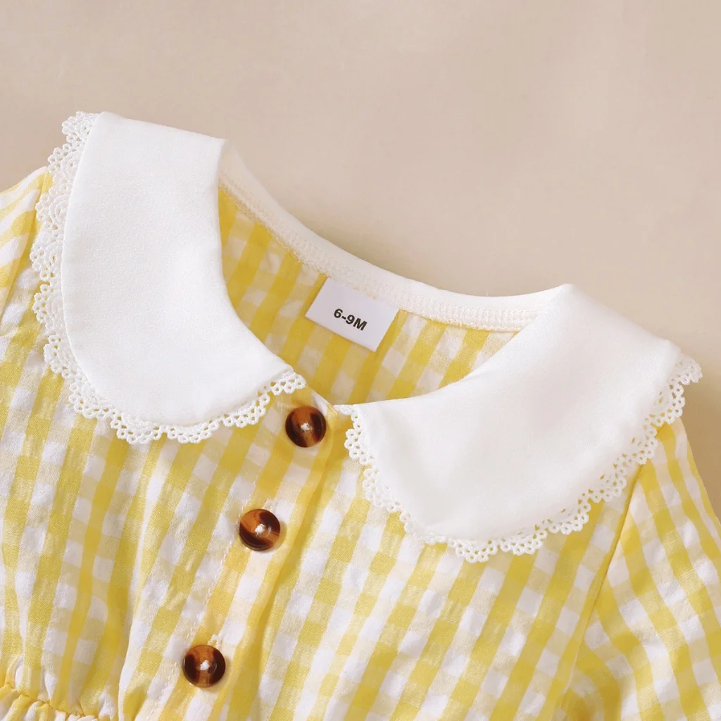 Baby Girl's Long Sleeved Dress Sweet Flower Decorated Princess Dress Baby  Autumn Costume Soft Dress for Toddlers 0-3 Years