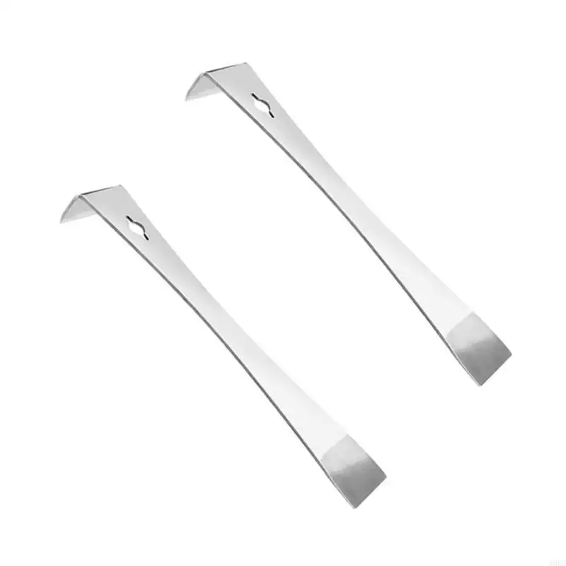 B0KC Pack of 2 Steel Beekeeping Scraper Tools Essential for Hives Management