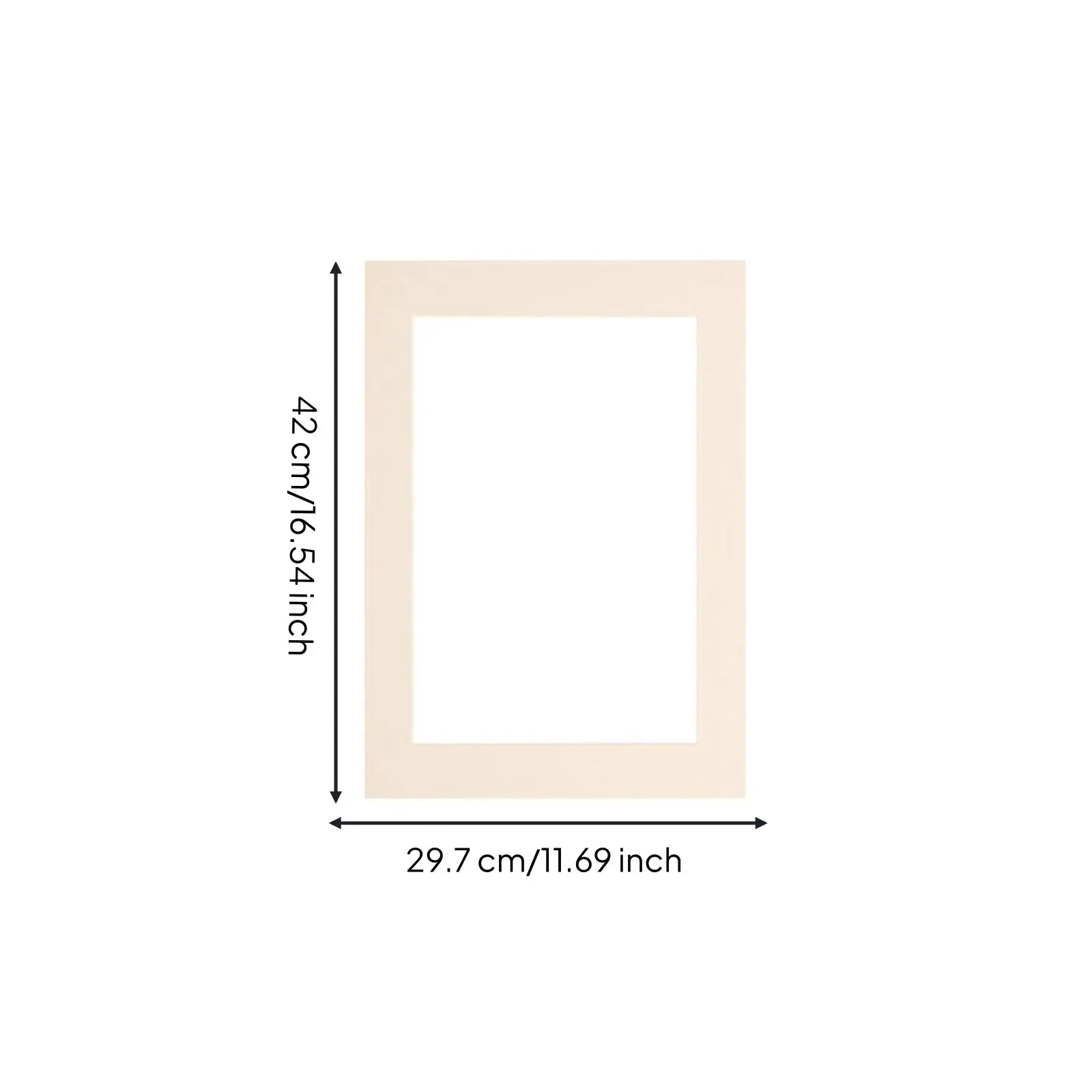 White Photo Mat Board for Artists, Multiple Sizes Available