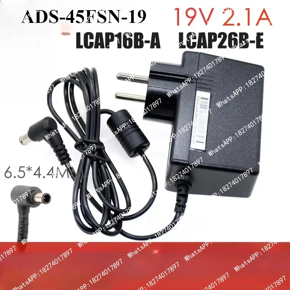 FOR 19V 2.1A LCAP16B-A LCAP26B-E ADS-45FSN-19 19040GPCU AC adapter Power supply Charger cord  EU