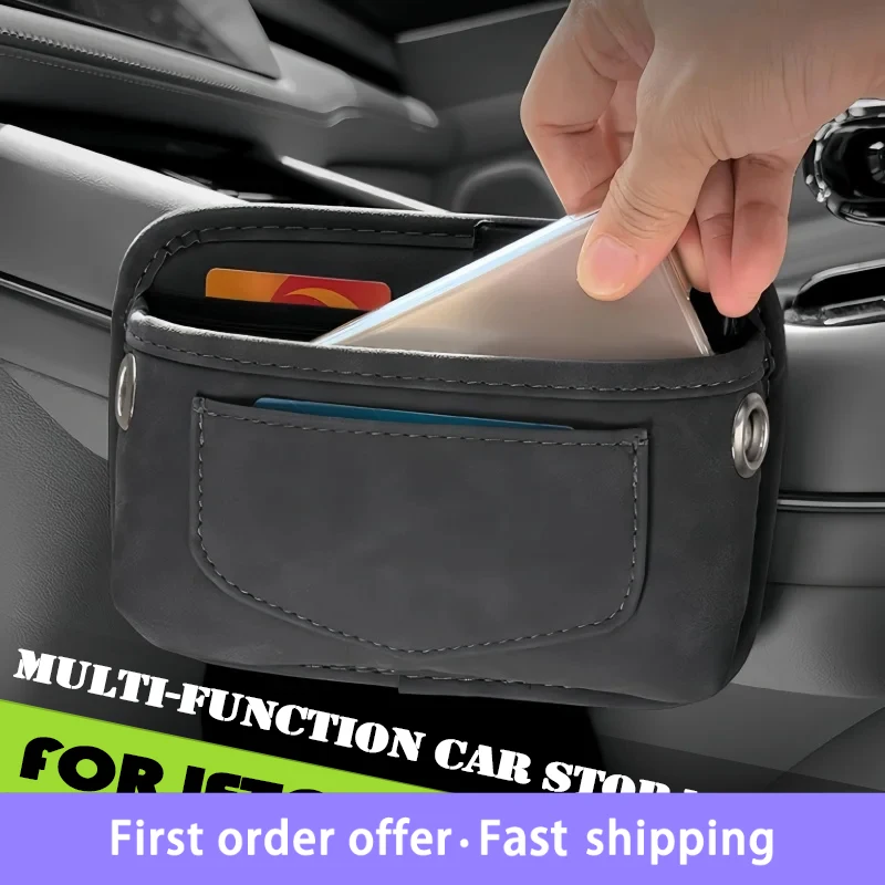 For Jetour Traveller T2 2023 2024 2025 Car Accessories Suede Material Arbitrary Auto Multi-function Storage Bag Fit