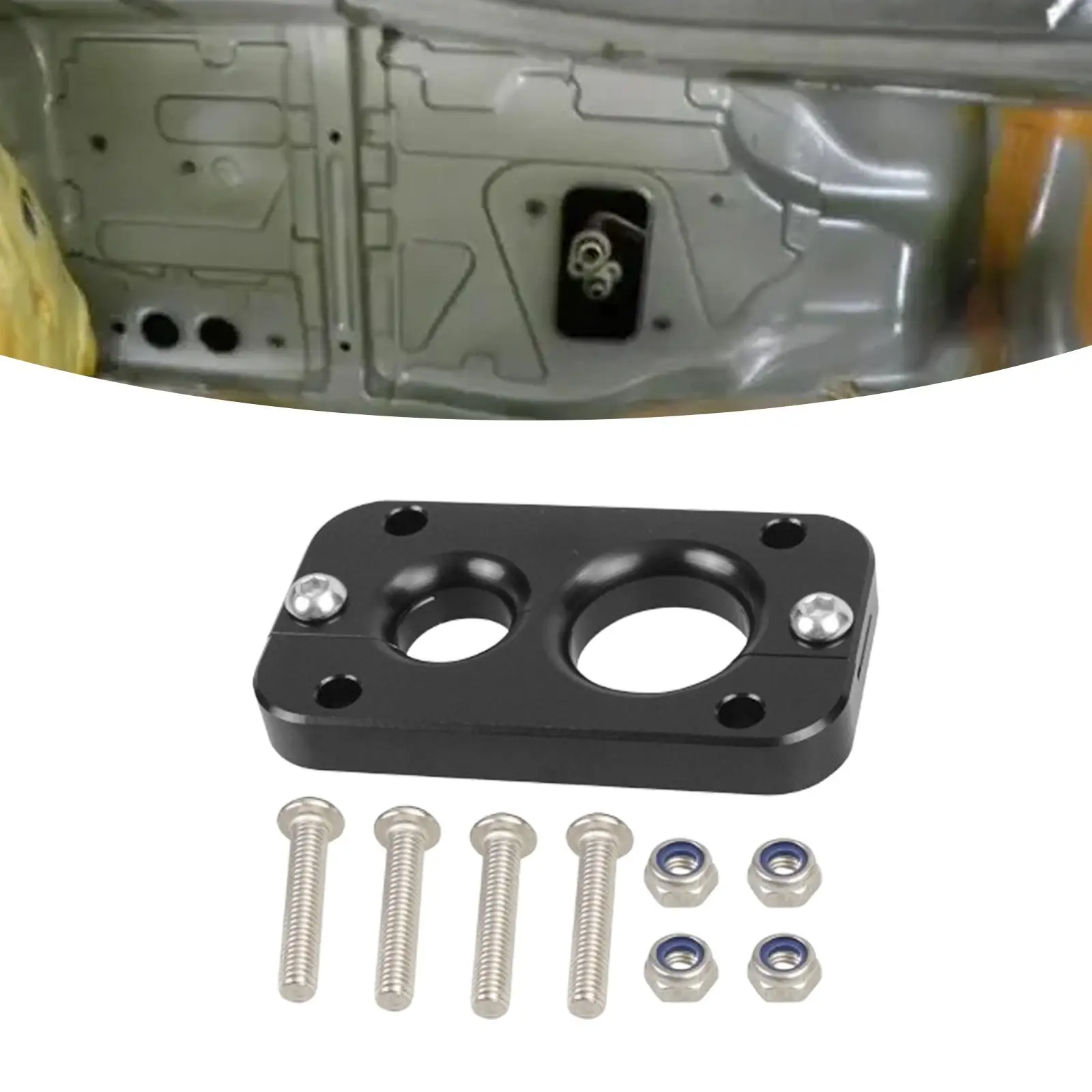 Firewall Pass through 01232023 Practical Replace Sturdy Aluminum Alloy Accessories Convenient Eliminate Grommets in Firewalls