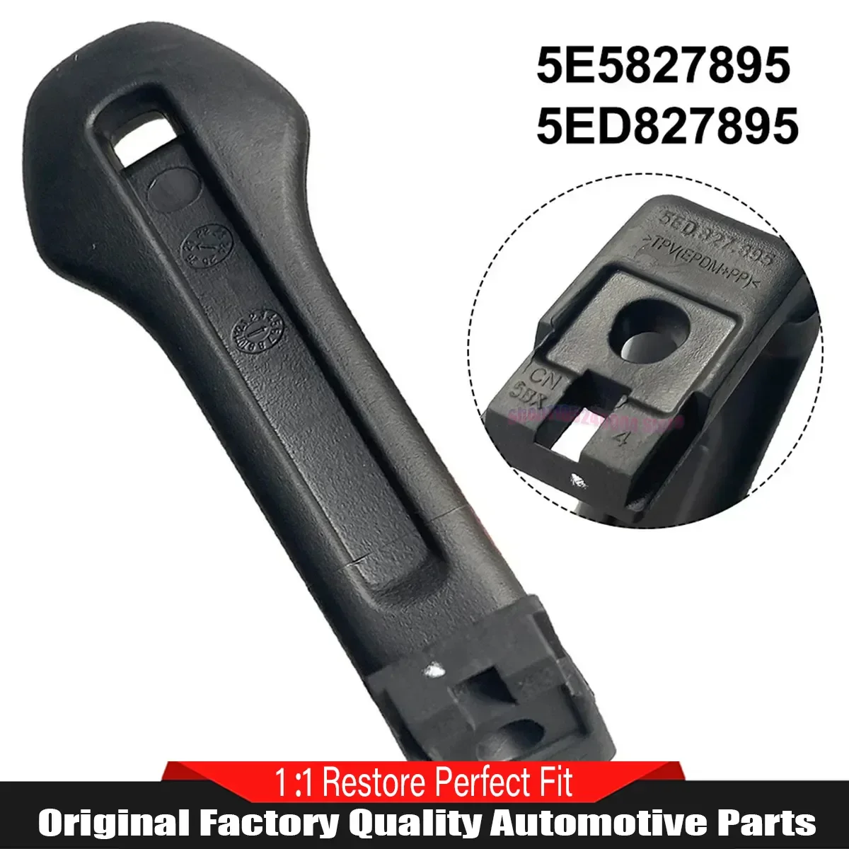 Genuine 5E5827895 Rear Tailgate Trunk Lid Handle For Skoda Octavia 3 A7 Superb 3V Fabia MK3 Kodiaq Rapid Karoq 2015-2023