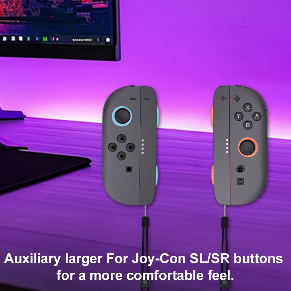 2pcs Wrist Strap for Switch 2 JoyCon Game Controller Hand Wristlet Band And Joystick cap for NS 2 Joy Con Gamepad Accessory view 4
