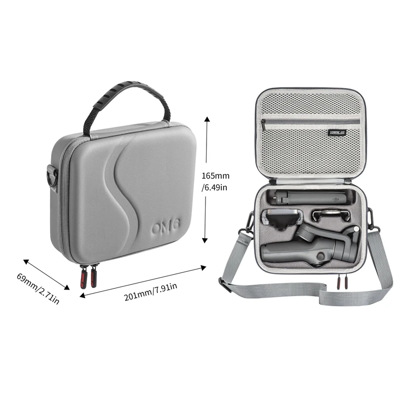 Storage Bags For DJI OM 6 Carrying Case Grey Durable Portable Bag For DJI Osmo Mobile 6 Handheld Stablizer Gimbal Accessories