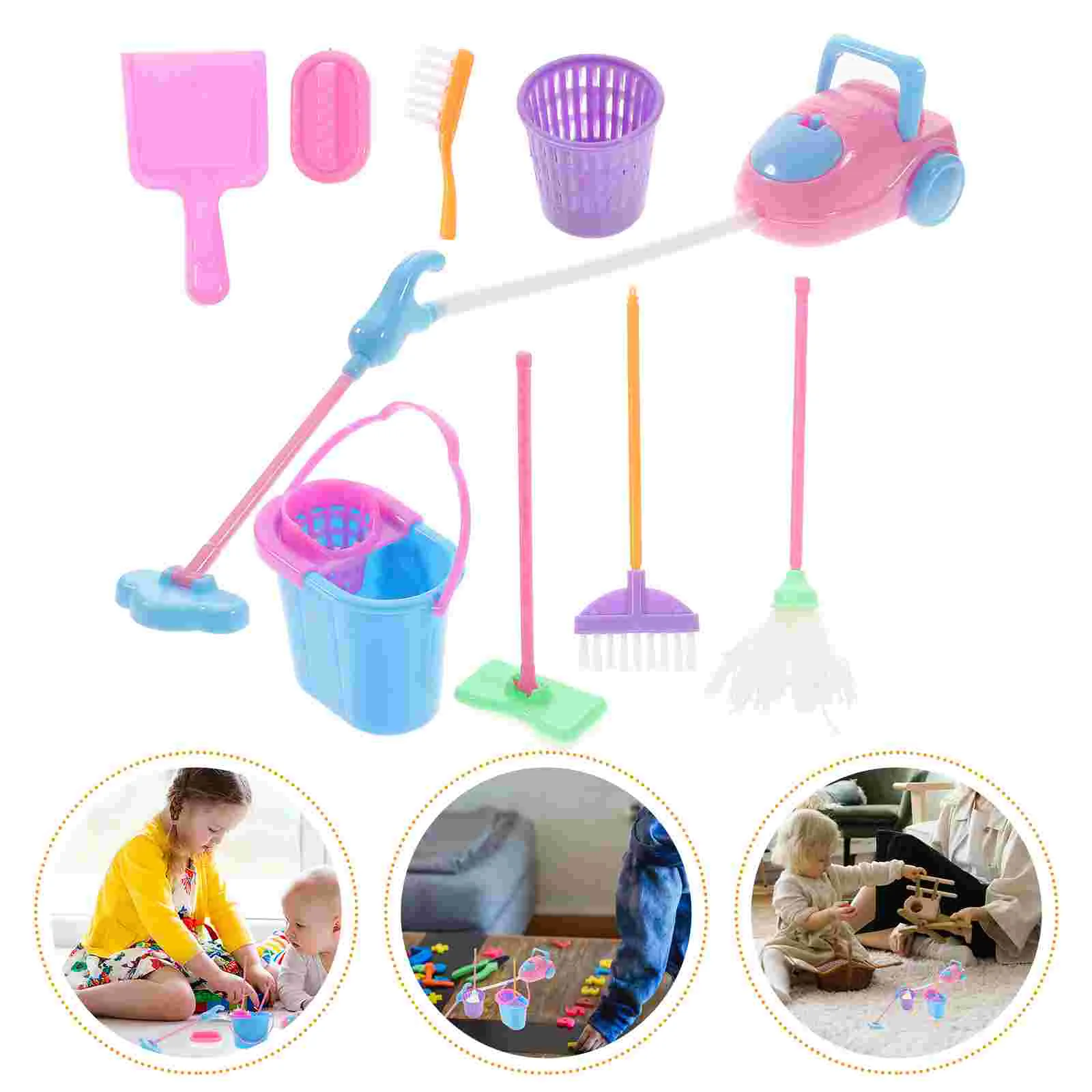 Kids Educational Toys Simulation Sanitary Ware Boys Children Cleaning Toddler Vacuum Cleaner