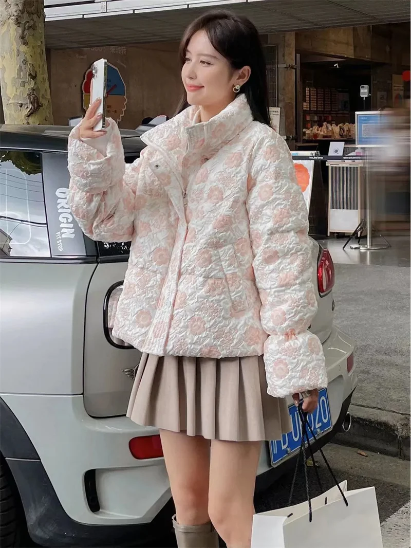 Xiaoxiangfeng Short Cotton Coat Cotton Coat Female Little Man 2023 Autumn/Winter New Versatile Advanced Fashion Coat Commuter