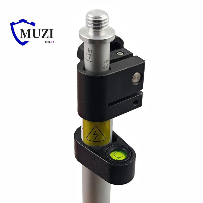 5/8X11 Benang 44Cm- 60Cm Batang Survei Tiang Prisma Mini Teleskopik untuk Leica untuk Instrumen Survei Prisma Total Station Topcon