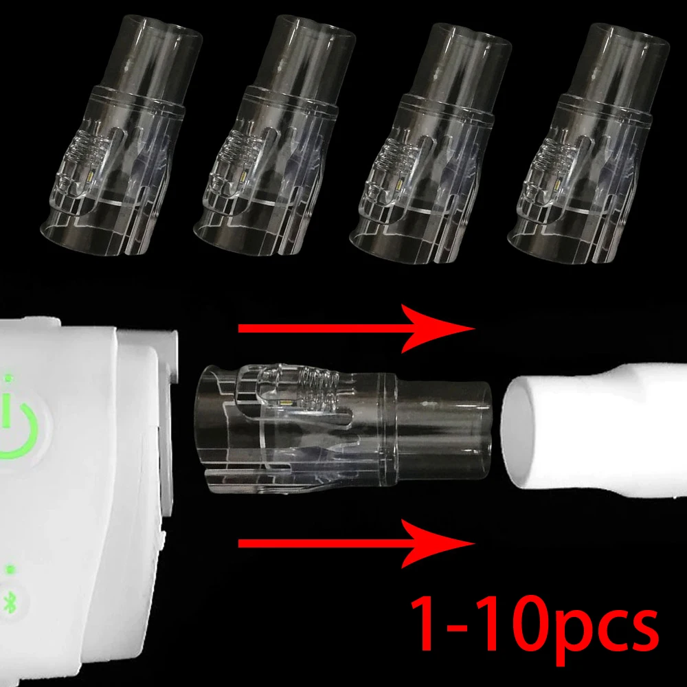 

1-10Pcs For ResMed AirMini Hose Connector For CPAP Tube CPAP Hose Port to Air Nasal Masks Accessories