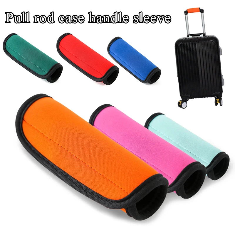 Comfort Luggage Handle Wrap Grip Soft Neoprene Suitcase Grip Protective Luggage Bag Handle Wrap Cover For Travel Bag Luggage