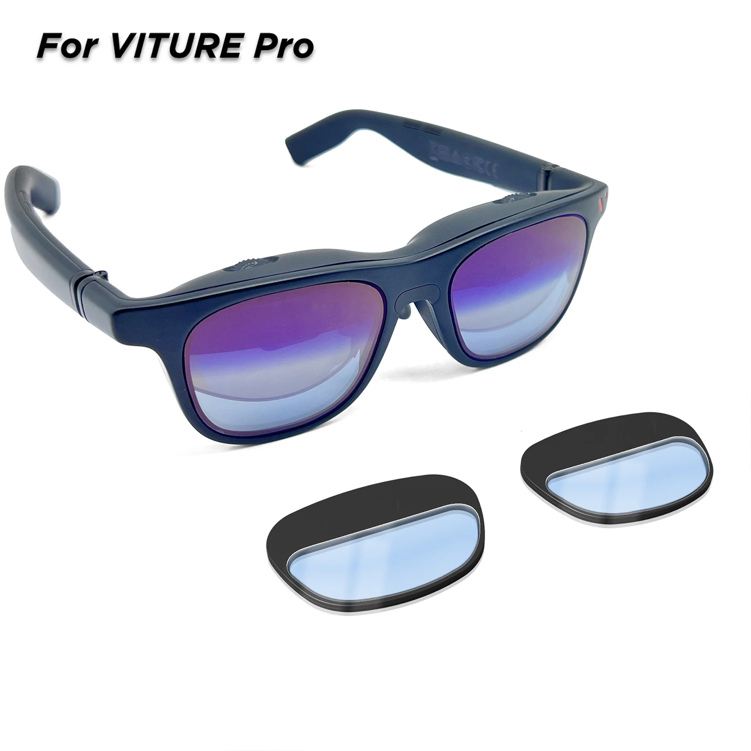 Magnetic&Insertion Lens For VITURE Pro/Beast XR/AR Smart Glasses Custom Myopia Hyperopia Astigmatism Anti-blue Anti-glare Lenses