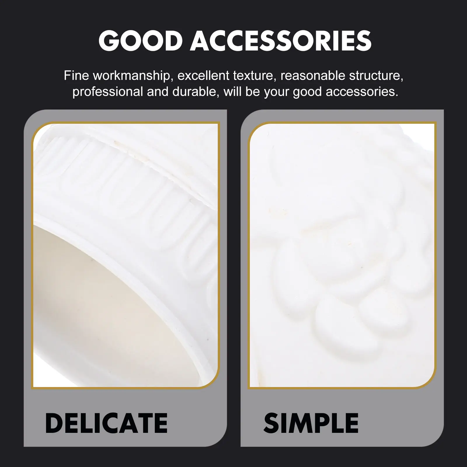 

10 шт. Декоративные пластиковые наконечники для карнизов, элегантный дизайн с вырезами, для римских штор и карнизов, аксессуары для дома