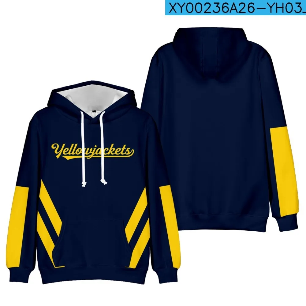 

2026 Yellowjackets Hoodie American Tv Series Unisex Long Sleeve SweatshirMen Women's Hoodies Harajuku Streetwear 3D Clothes