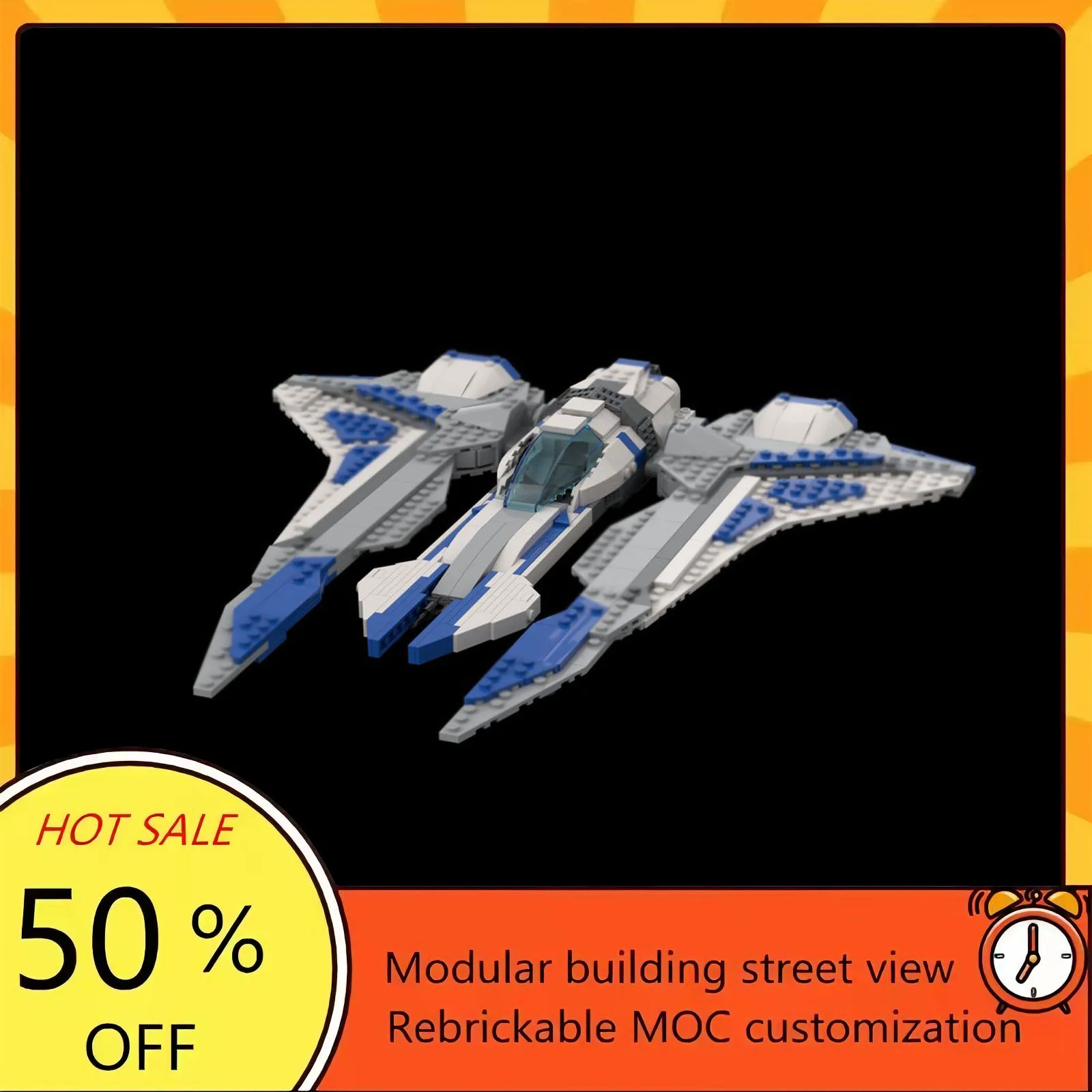 

Набор для сборки космического корабля из 722 деталей, популярная модель по мотивам фильма «Звездные войны», модульный конструктор, технологичный подарок, игрушка для детей на праздники