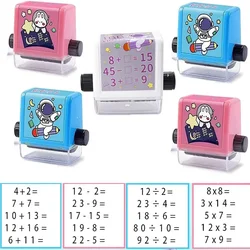 Roller Digital Teaching Stamp Addition Subtraction Multiplication Division Seal Roller Stamp Within 100 Teaching Math Practice