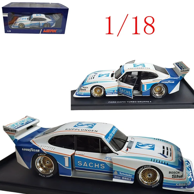 

WERK83 Литой под давлением масштаб 1/18 ‌ Ford Capri Turbo Zakspeed # 1 1979, группа 5 «Mucke Motorsport», модель автомобиля из сплава, игрушки для мальчиков, подарок