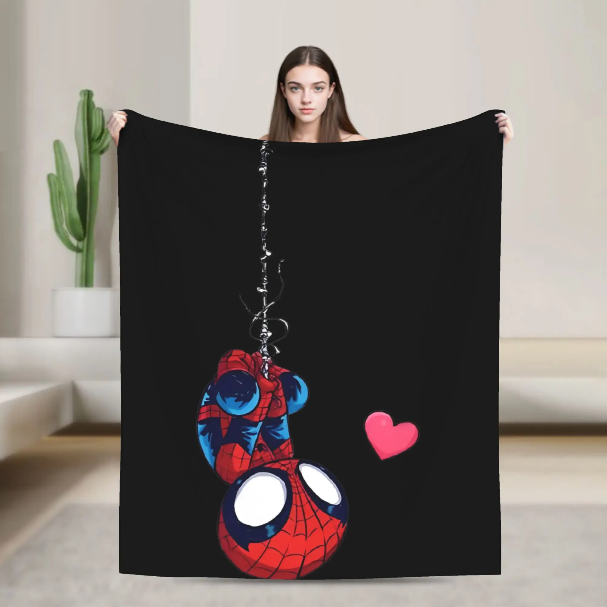 

Cute Spiderman Blanket Multi-size Super Soft and Warm Hello Kittys Throw Blankets for Couch Sofa and Bed