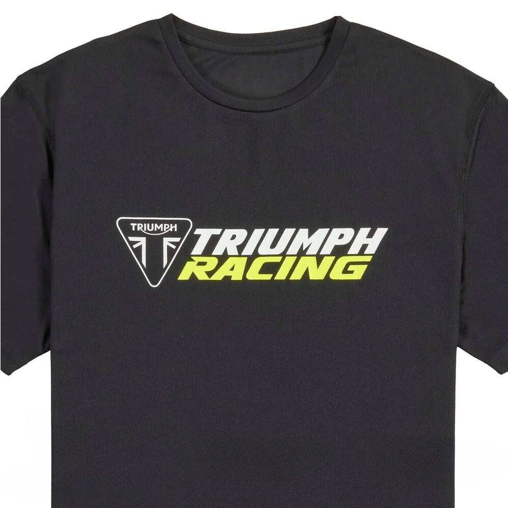 New genuine Triumphs motorcycle racing MX quick dry performance riding tee black simple style t-shirt