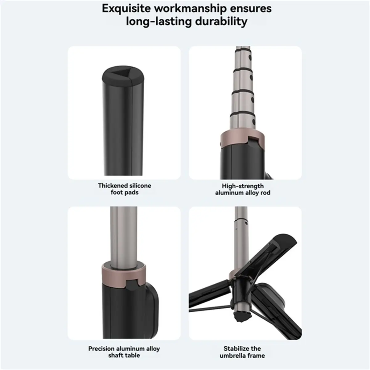 Bluetooth Selfie Stick Tripod Remote Control for Action 6 5 Wireless Extendable Monopod Stand