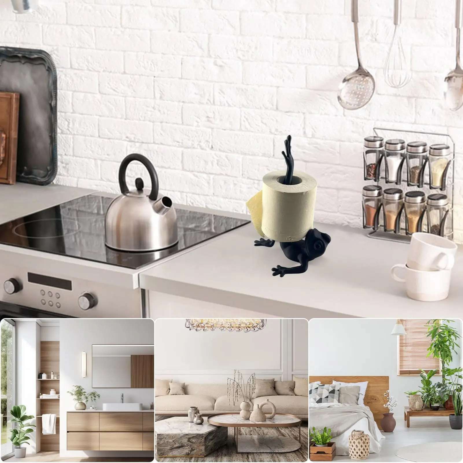 

Длинная нога, держатель для бумаги в виде лягушки, подставка для йоги, держатель для бумаги в виде лягушки, органайзер для полотенец, стойка для кухни, напольная столешница, декор для гостиной