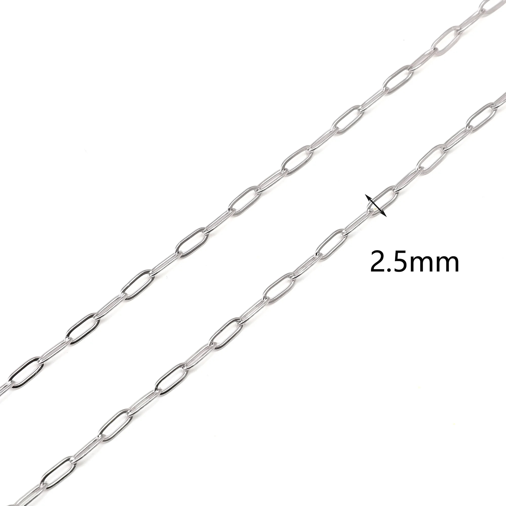 1m Stainless Steel Chain for Jewelry Making