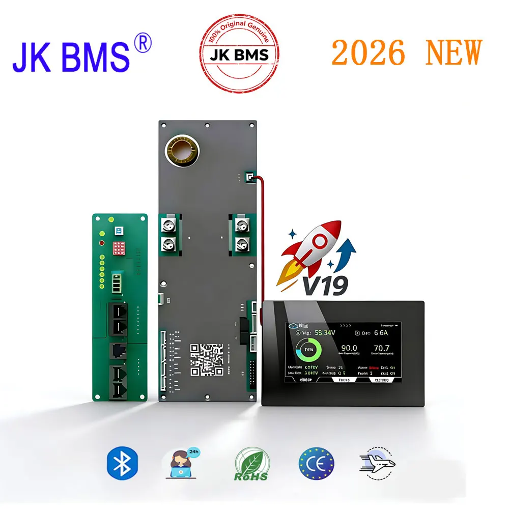 

Новый JK 16S 48В 150А Умный BMS с автоматическим активным балансированием, Bluetooth APP, CAN, RS485 для LiFePO4, для DIY проектов и домашних систем хранения солнечной энергии