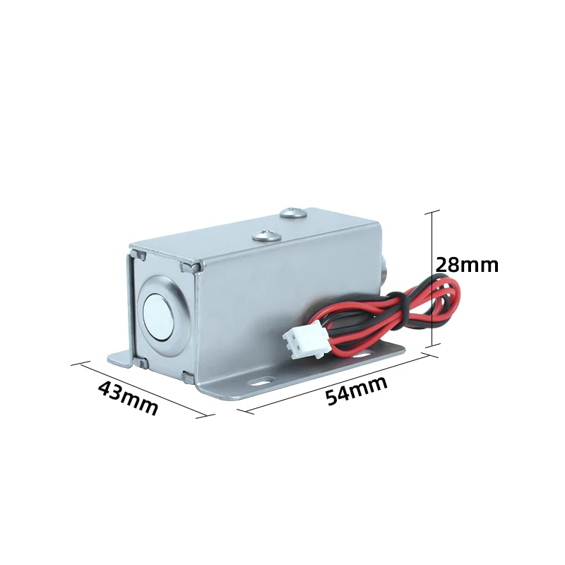 Cerradura electromagnética pequeña LY01F, bloqueo de encendido, bloqueo de control eléctrico DC12V24V, electroimán de reinicio de apagado