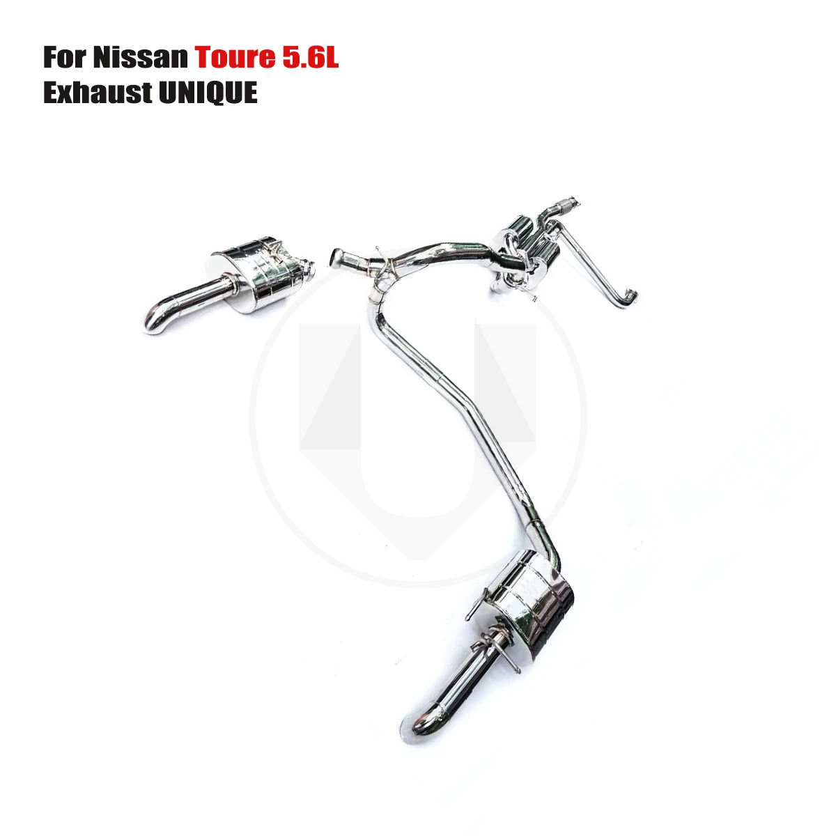 UNIQUE For 2012-2023 Nissan Patrol 5.6L performance valve exhaust system ss304 exhaust muffler