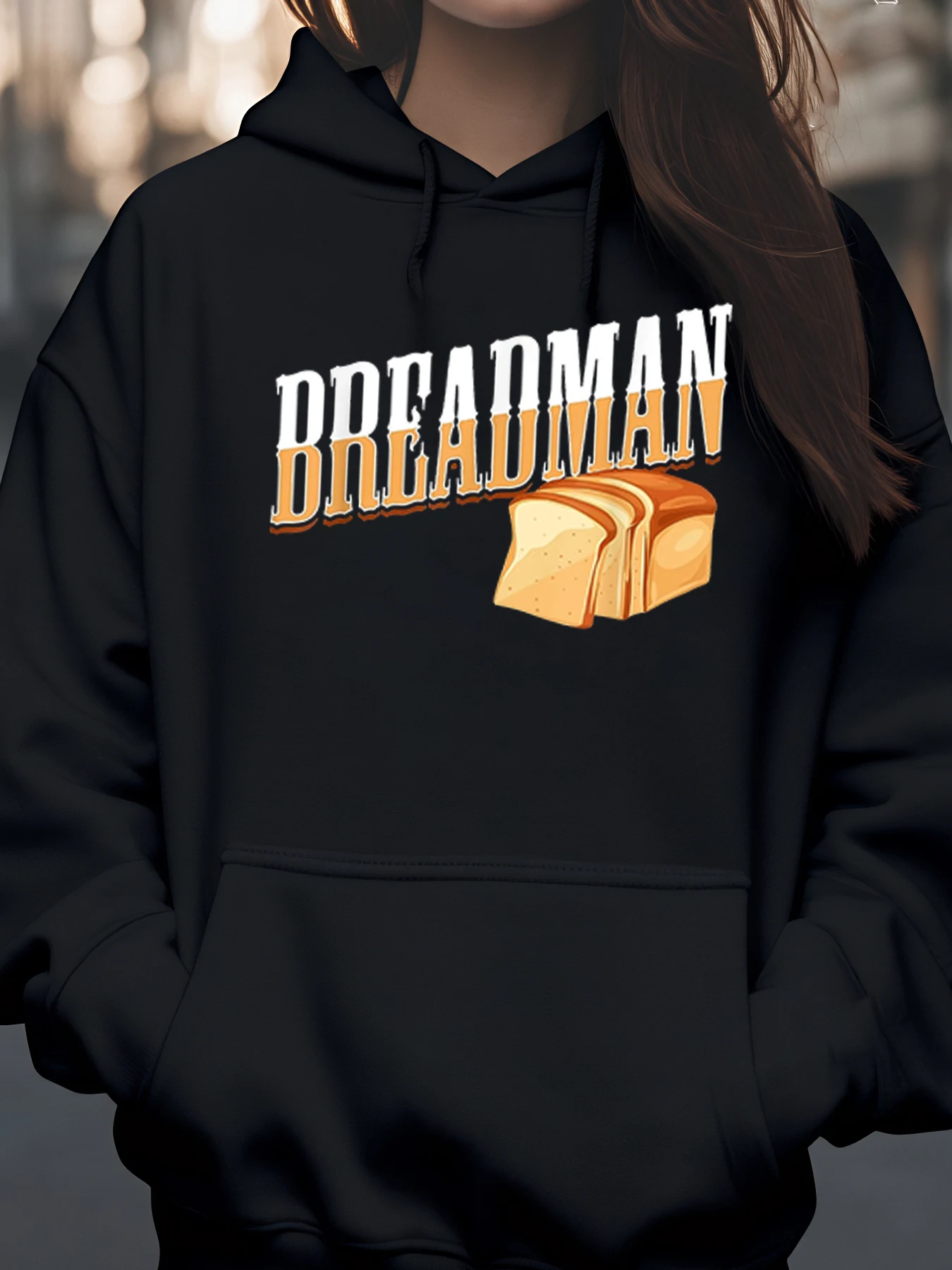 

Толстовка с логотипом Breadman для повседневной носки и повседневной стили, мода унисекс