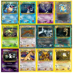 Pokemon Cards PTCG Dragonite Glacial Lugia Charizard Anime Game Characters DIY English Version Self Made Collection Cards Toys