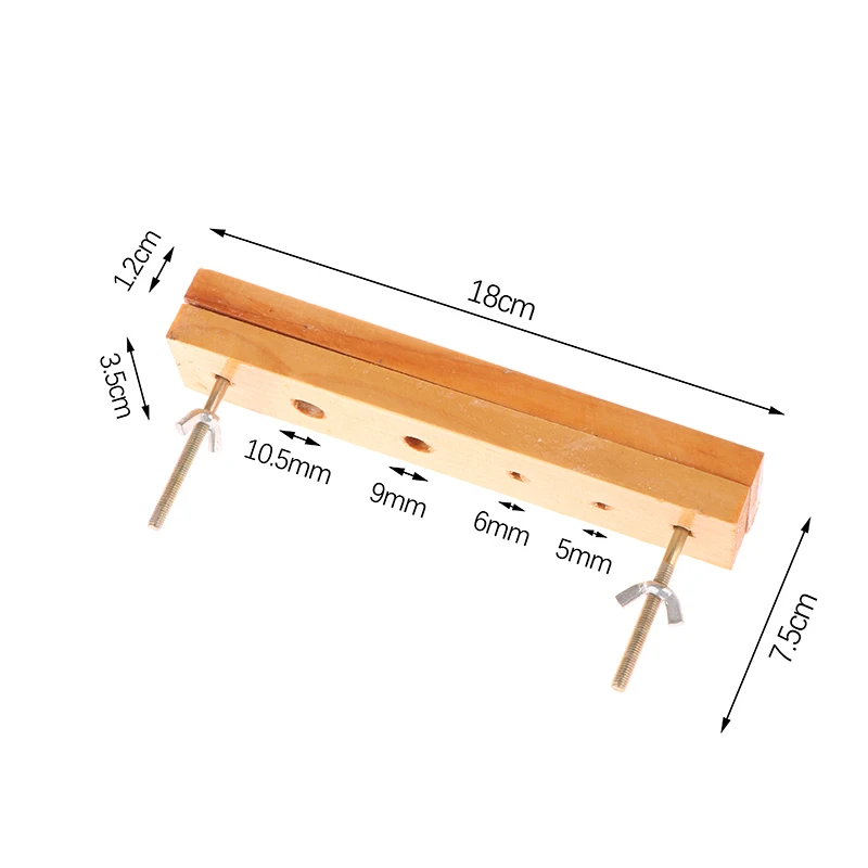 Wooden Binding Machine Hole Punch Clipboard Large Book Press Flat Paper Press Home School Office DIY For Binding