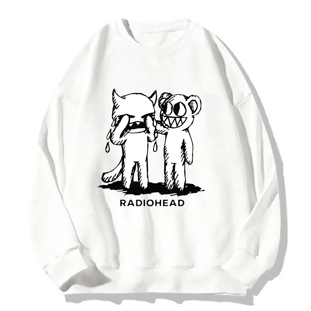 Radiohead Hoodie OK Cooperation Computer Band Rock Music Sweatshirts Album Tops Streetwear Funny Prints Men/Women Clothing Male