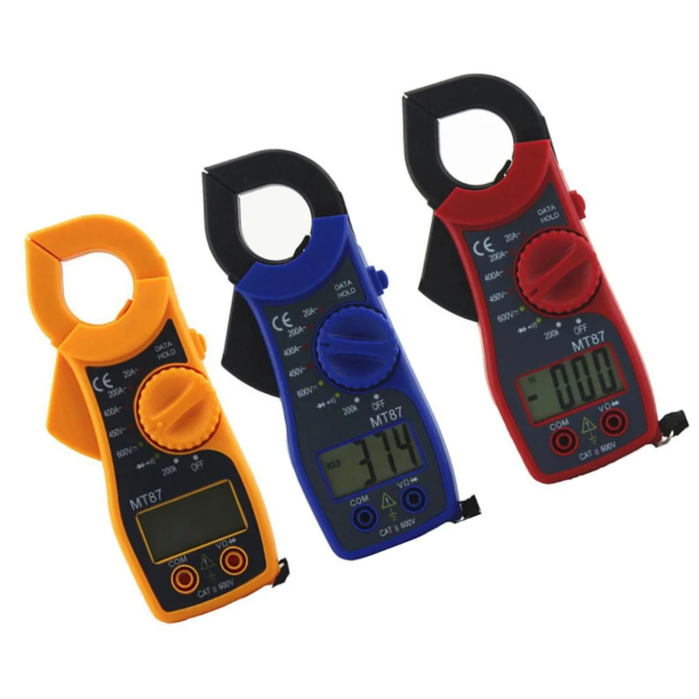 

MT87 Portable Clamp Digital Multimeter for Measuring AC DC Voltage Current Resistance with Data Hold and Buzzer