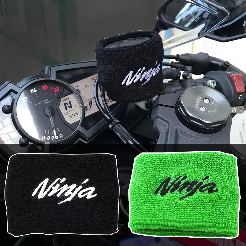 

Motorcycle Front Brake Fluid Reservoir Cup Oil Tank Sock Sleeves Accessories Universal Motorcycle For Kawasaki ninja 400