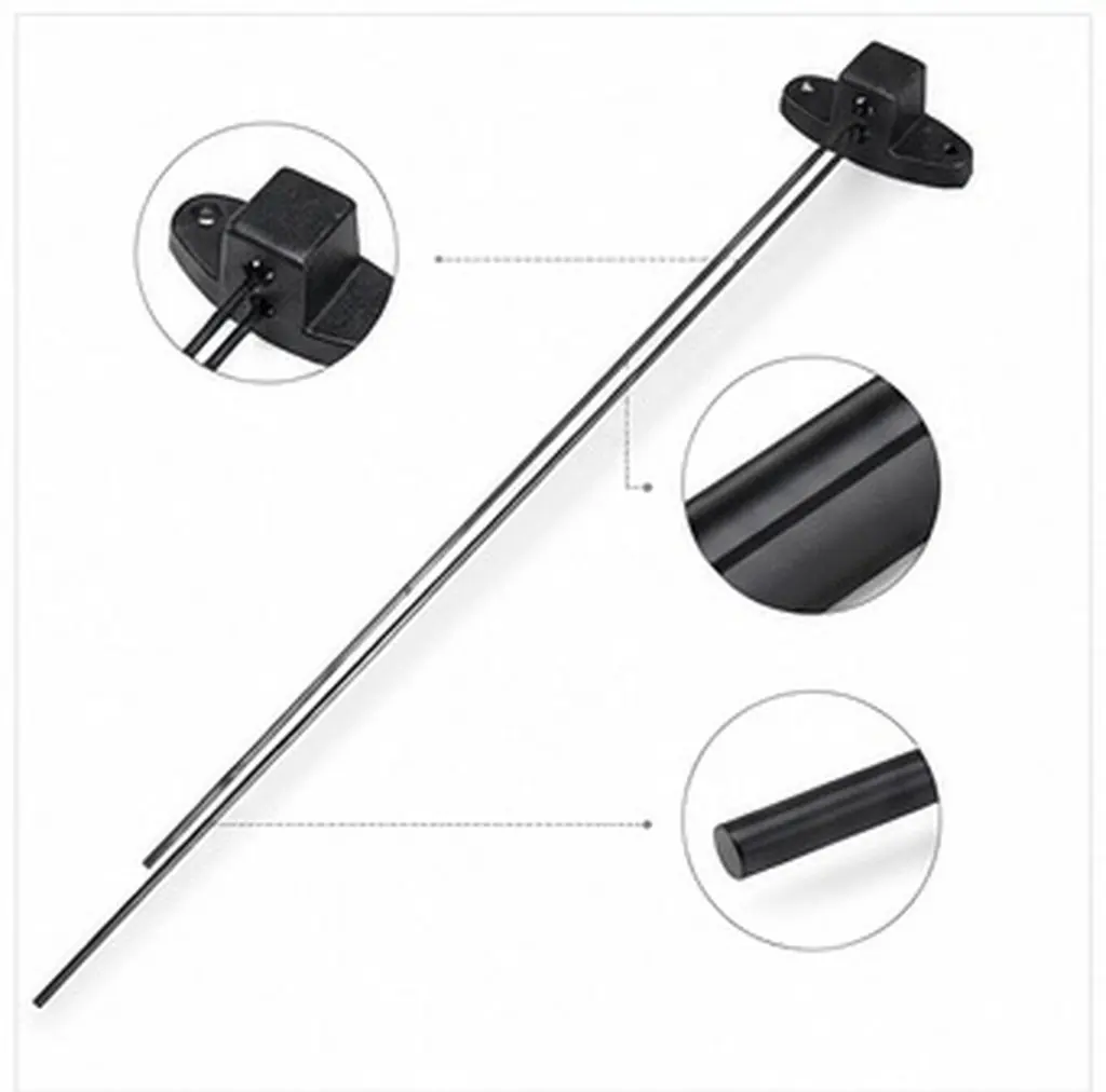 Wall Clock Movement Kit – DIY Replacement for Grandfather, Halloween & Christmas Clocks – Aluminum Alloy, Black