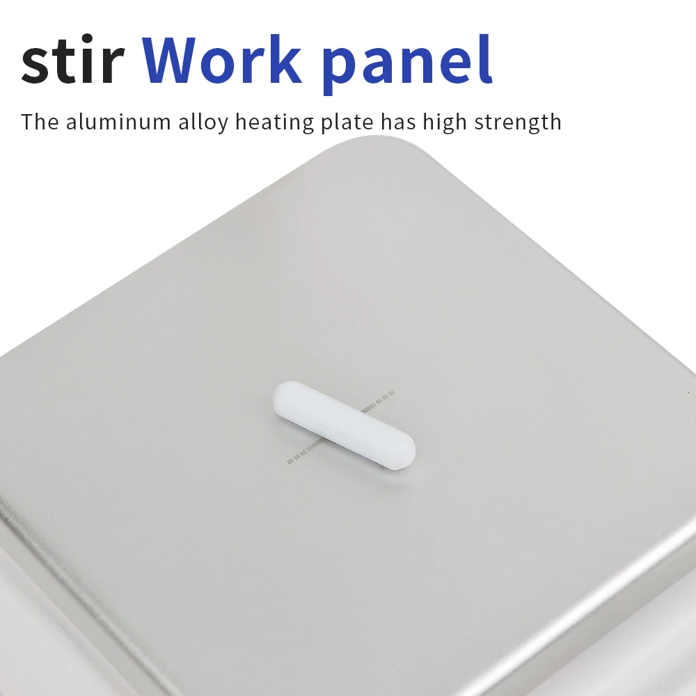 SH-2 Heating Magnetic Stirrer  Hot Plate Stirrer Adjustable Magnetic Mixer EU Plug 2000ml Liquid Stirrator for Laboratory