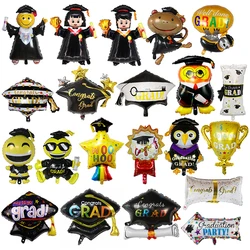 Graduation Party Balloon Owl Helium Globe Foil Balloon Congrats Grad School Celebrations 2024 Party Decorations Globos Ballons
