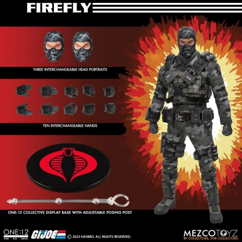 

[In Stock] Genuine Mezco 1/12 Special Forces G.I. Joe Firefly Action Figure Model Toy Collect Desktop Ornaments Doll Boy'S Gift