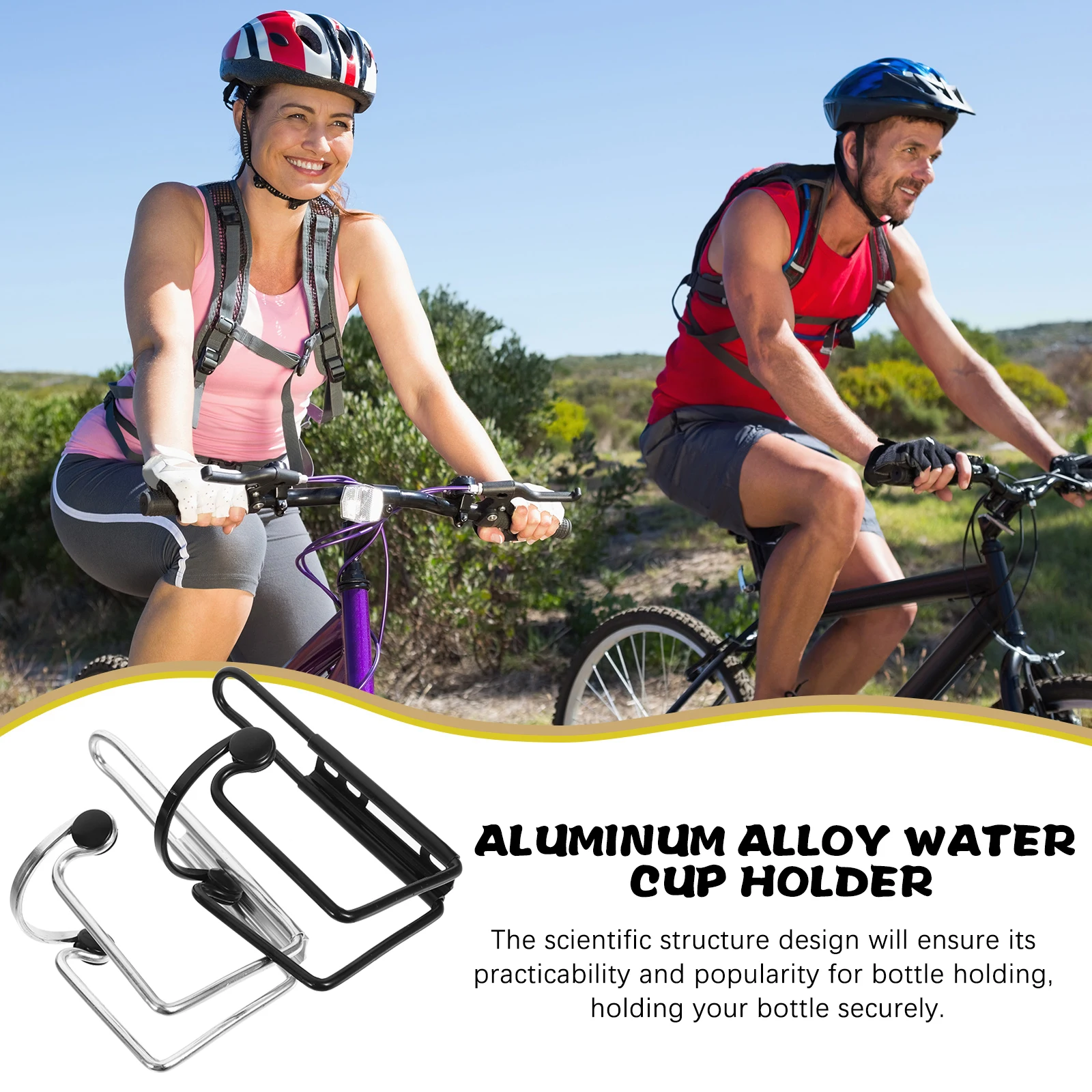 

2 PCS Cages Bottle Holder Bike Storage Rack Stroller Water Plastic